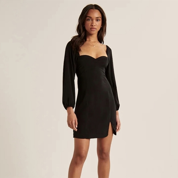 Abercrombie | Long-Sleeve Corset Mini Dress - Picture 1 of 7